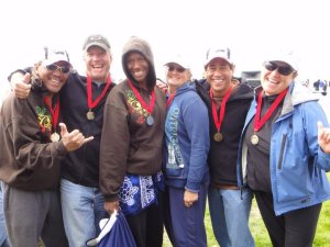 Alcatraz senior masters gold medal winners